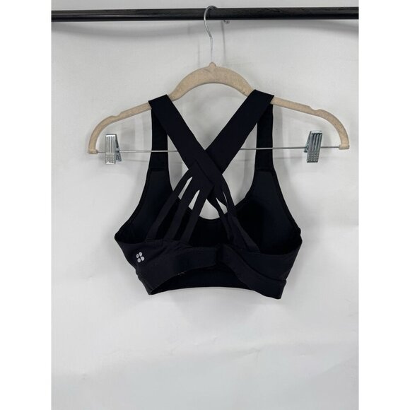 Sweaty Betty London Circuit Sports Bra Black Women’s Size XS SB4538 Workout - Picture 2 of 8